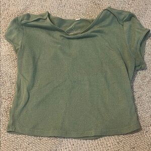 Casual Green Women's Top